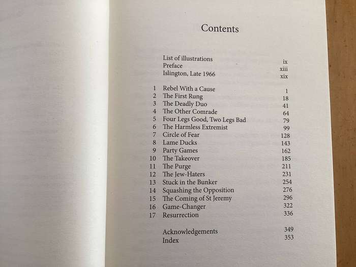DANGEROUS HERO. Jeremy Corbyns rise & fall to power, hardcover by TOM BOWER.