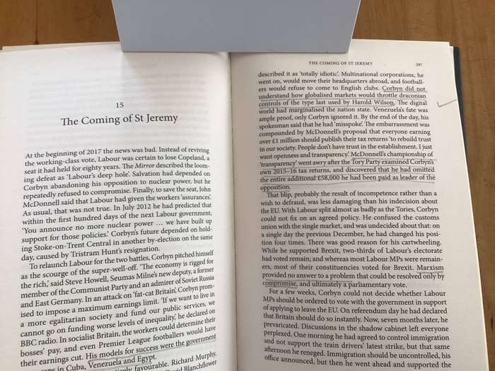 DANGEROUS HERO. Jeremy Corbyns rise & fall to power, hardcover by TOM BOWER.
