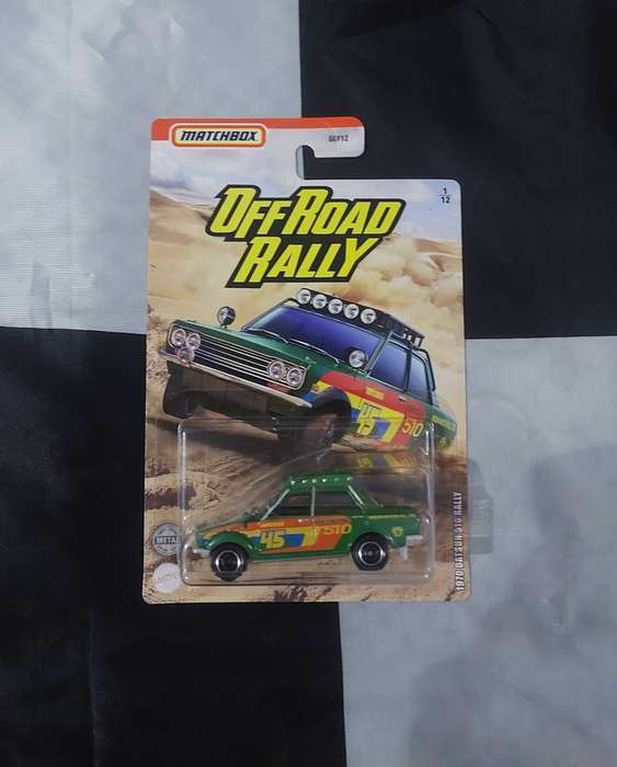 Matchbox 1970 Datsun 510 Rally (Off road Rally)
