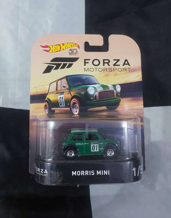 HOT WHEELS RETRO - FORZA - MORRIS MINI (Real Riders)