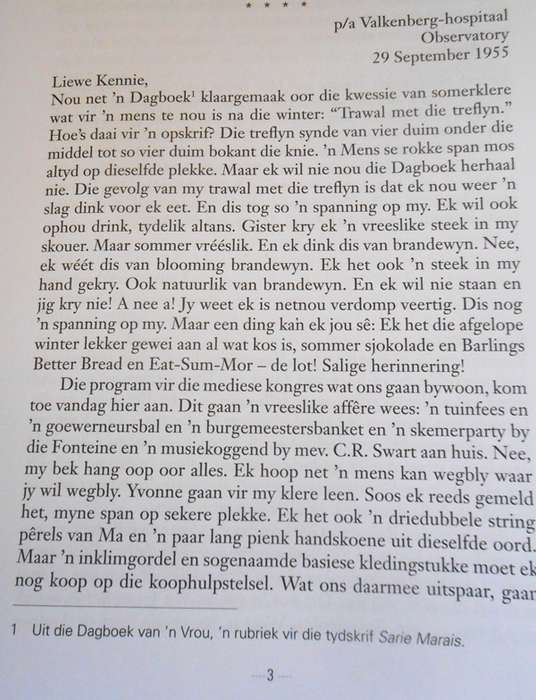 'n Blywende Vreugde. Briewe van Audrey Blignaut saamgestel deur Lynne Fourie e.a.
