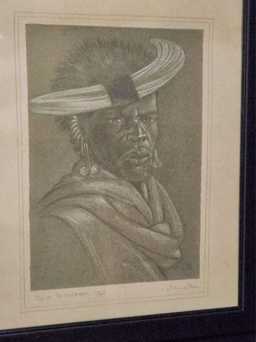 PENCIL SKETCH JALUO TRIBESMAN