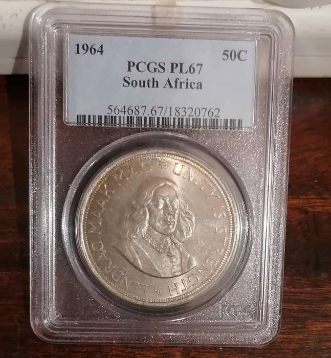 1964 50c PROOF LIKE 67 ( FINEST KNOWN)