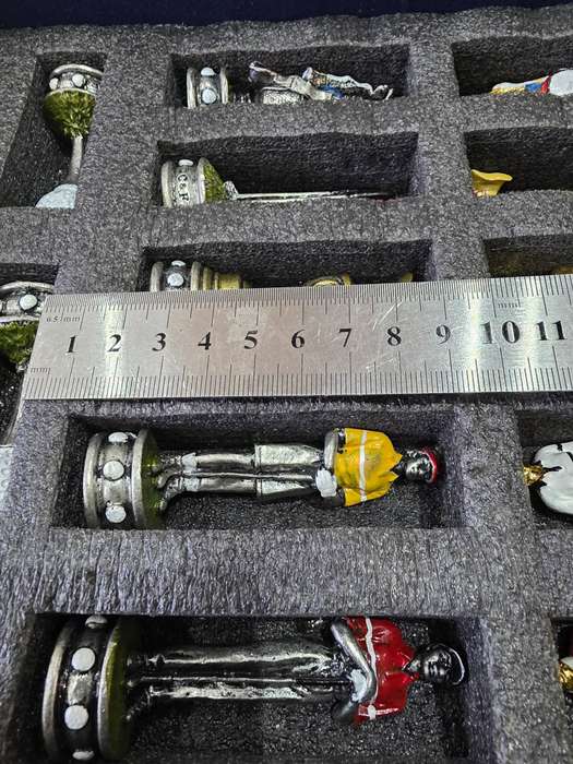 PEWTER GOLF CHESS SET