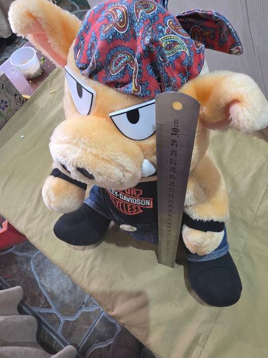 MOTOR HARLEY DAVIDSON CYCLES SOFT TOY PIG