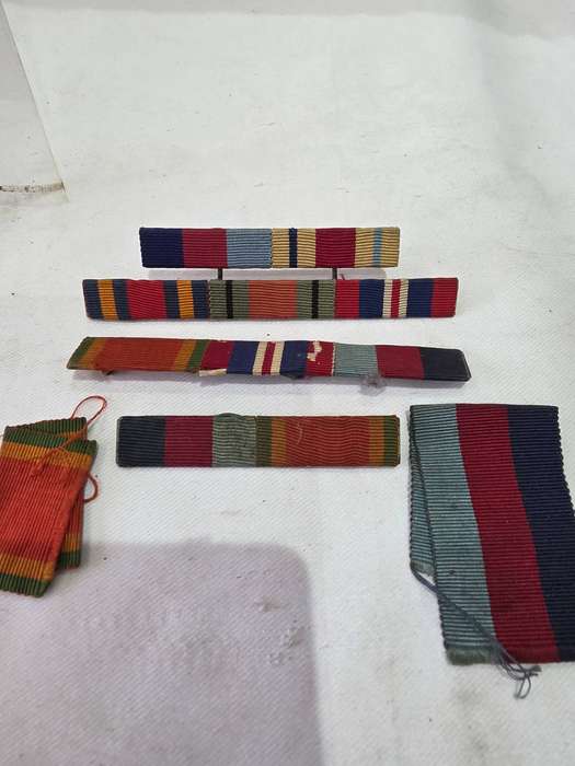 WORLD WAR11 RIBBONS AND BADGES