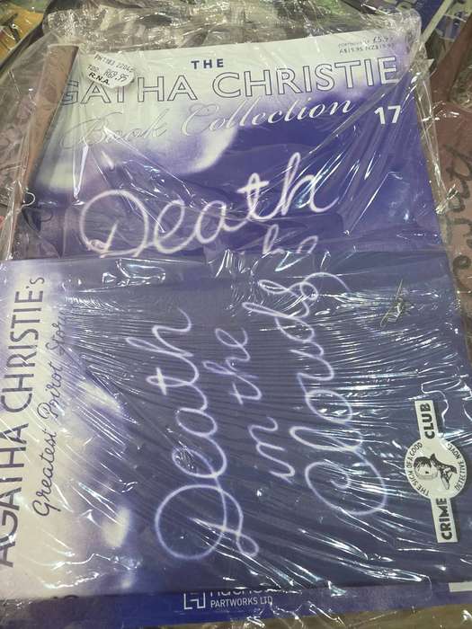 SET OF NINE AGATHA CHRISTIE HARDCOVER NOVELS INCL.MAGAZINES