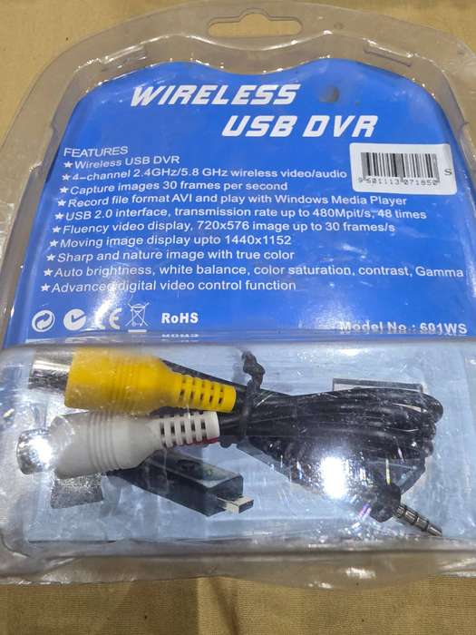 4 CHANNELS WIRELESS USB DVR