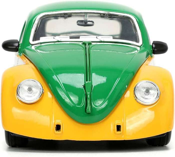 Jada 1:24 VW Beetle 1959 with Michelangelo Ninja Turtle