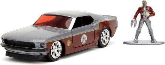 Jada 1:32 1969 Ford Mustang with Star Lord Figurine