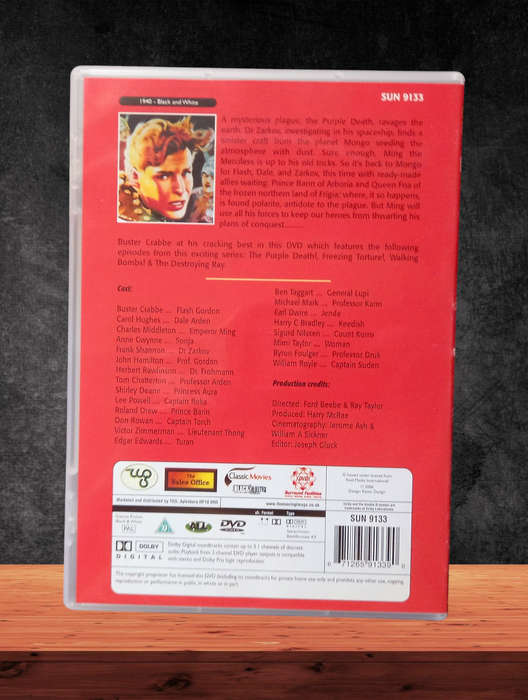 3-Disc DVD Box Set - Flash Gordon Conquers The Universe: Volumes 1, 2 & 3