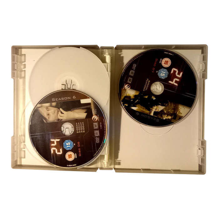 24 Season 6 6-Disc Complete Box Set DVD Region 2 - Very Good Condition