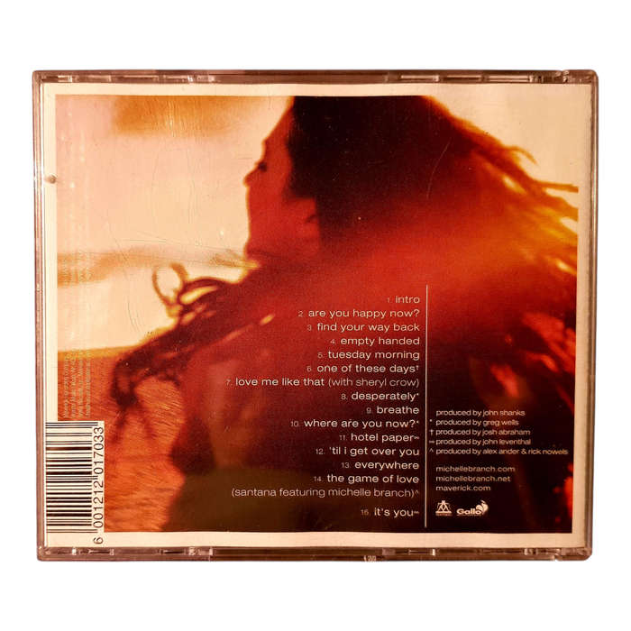 Michelle Branch - Hotel Paper CD Good Condition