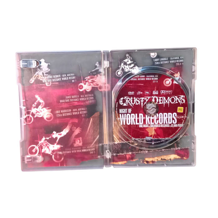 Crusty Demons: Night of World Records DVD Very Good Condition Extreme Sports Action