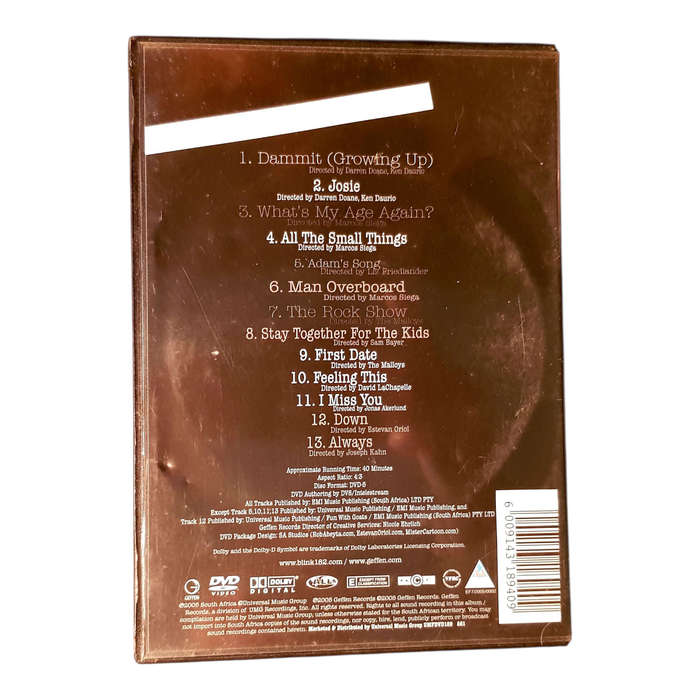 Blink-182  Greatest Hits DVD Fair Condition - Iconic Pop Punk