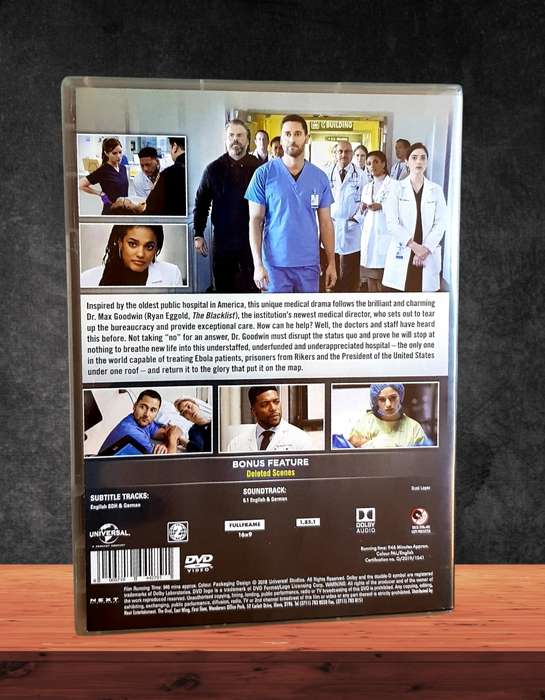 New Amsterdam Season 1 DVD Box Set Medical Drama Series Region 2