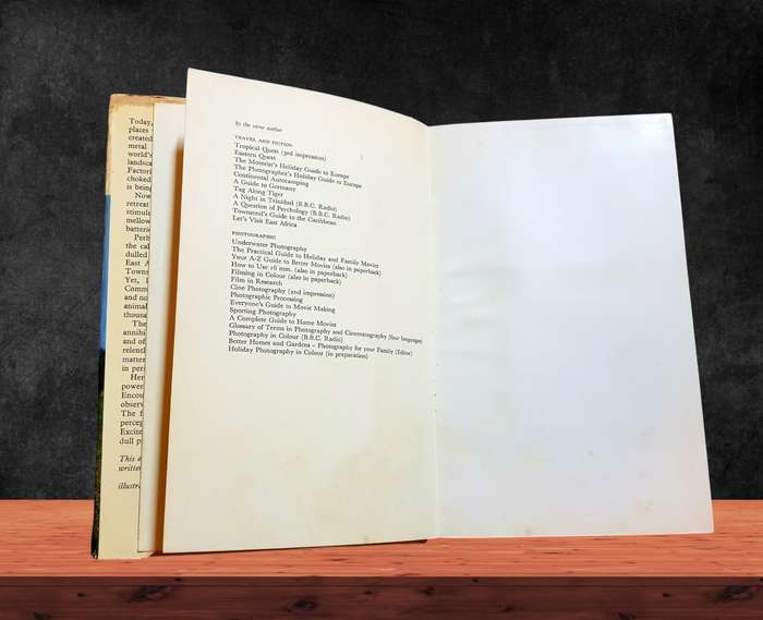 Wild Africa's Silent Call A Quest Through East Africa 1969 Hardcover Book