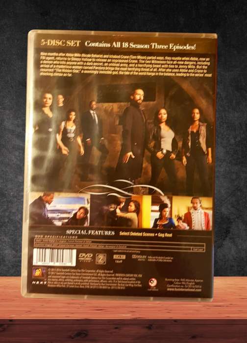 Sleepy Hollow Complete Seasons 1-4 4 x DVD Box Sets Full Series Region 2 Very Good Condition