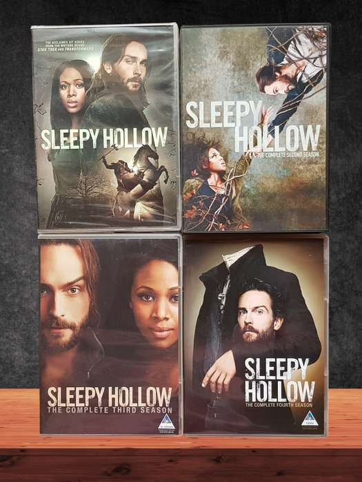 Sleepy Hollow Complete Seasons 1-4 4 x DVD Box Sets Full Series Region 2 Very Good Condition