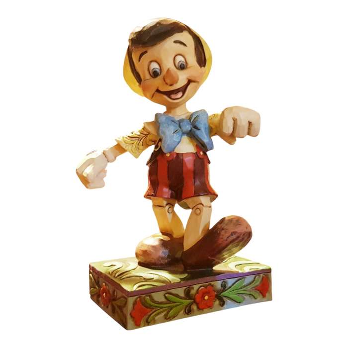 Jim Shore Disney Traditions Figurine Pinocchio Lively Step Collectible Handcrafted