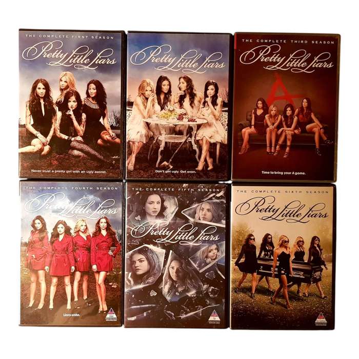 Pretty Little Liars  Seasons 1 to 6 | 6 x DVD Box Sets | Region 2 | Very Good Condition
