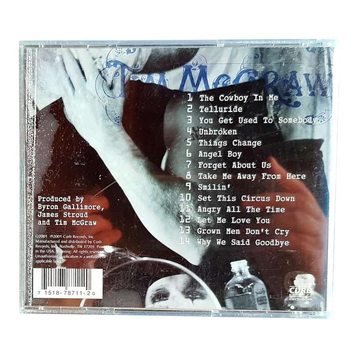 Tim McGraw  Set This Circus Down CD Country Music Hit Album Good Condition