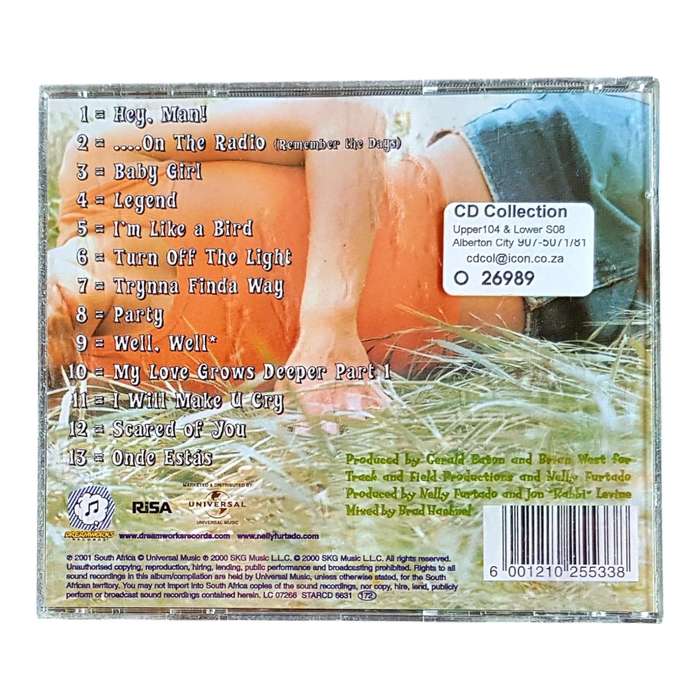 Nelly Furtado  Whoa, Nelly! CD | Debut Breakthrough Album | Includes Im Like a Bird