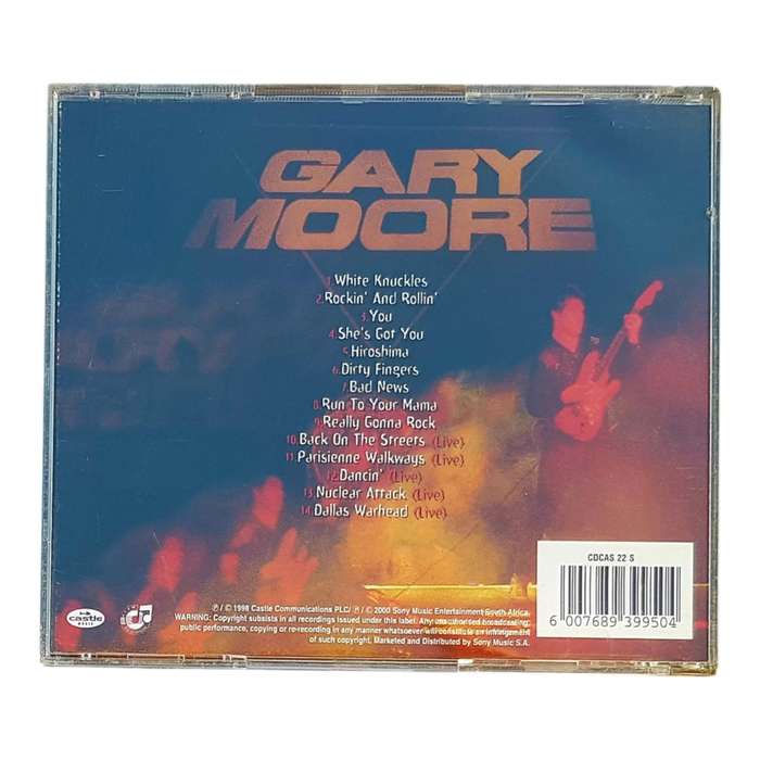 Gary Moore  The Collection CD | Blues Rock Guitar Legend | Includes Parisienne Walkways