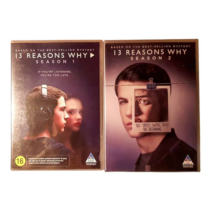 13 Reasons Why  Seasons 1 & 2 - 2 x DVD Box Sets | Region 2