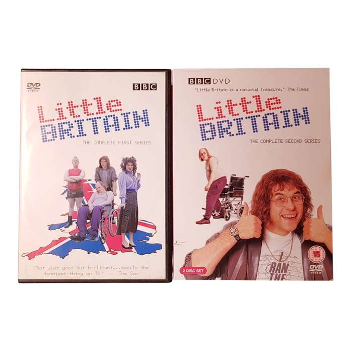 Little Britain  The Complete First & Second Series  DVD Region 2 Very Good Condition