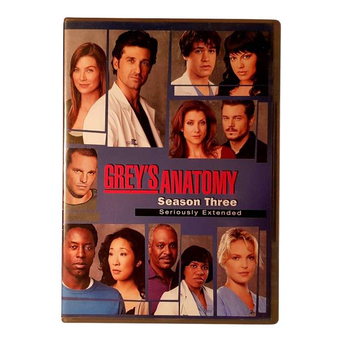 Greys Anatomy  Seasons 1 to 4 DVD Box Set Bundle 4 Boxsets Across 22 Discs Region 2