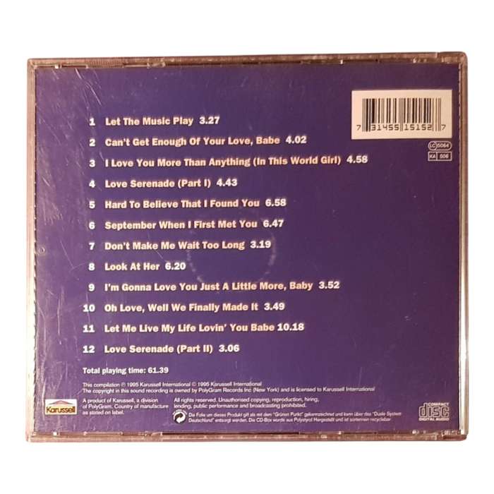 Barry White  Let The Music Play CD | Good Condition | Soul & Disco Classic