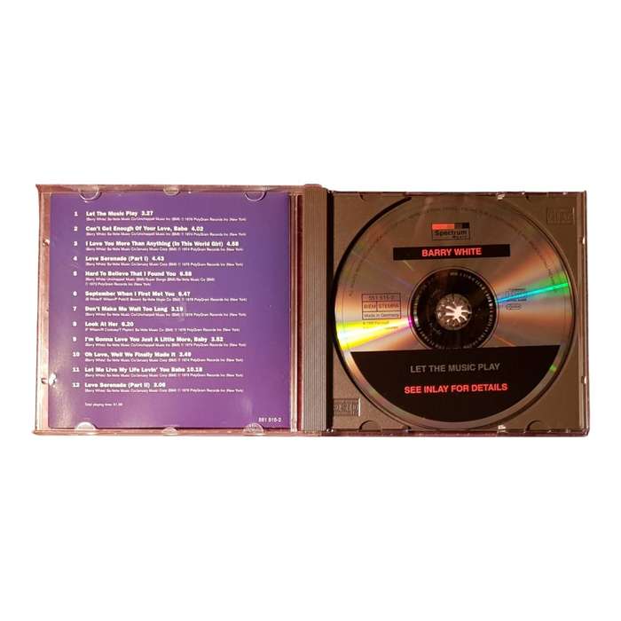 Barry White  Let The Music Play CD | Good Condition | Soul & Disco Classic