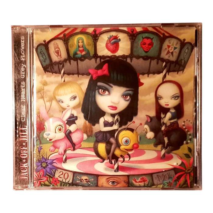 Jack Off Jill Clear Hearts Grey Flowers CD Rare Goth Punk / Alternative Rock