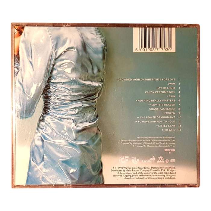 Madonna  Ray of Light CD Award-Winning Pop & Electronica Album Good Condition