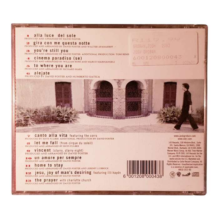 Josh Groban  Josh Groban (Debut Album) CD Pop Classical Crossover Good Condition