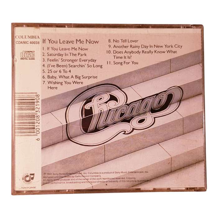 Chicago The Heart of Chicago CD Album | Pop Rock Soft Rock | Good Condition, 1989 SA Pressing