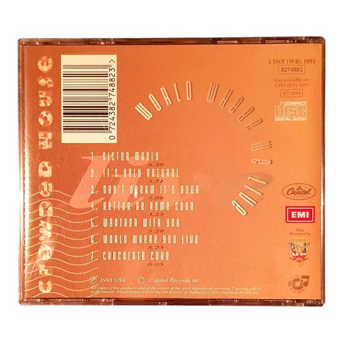 Crowded House - World Where We Live Live EP CD Album | Good Condition