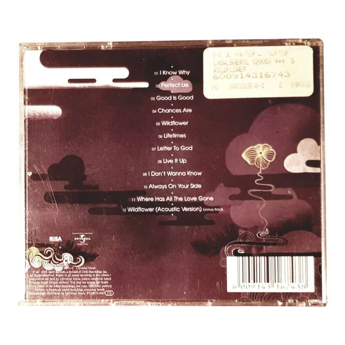 Sheryl Crow - Wildflower CD Album | Pop, "Good Is Good", Very Good Condition