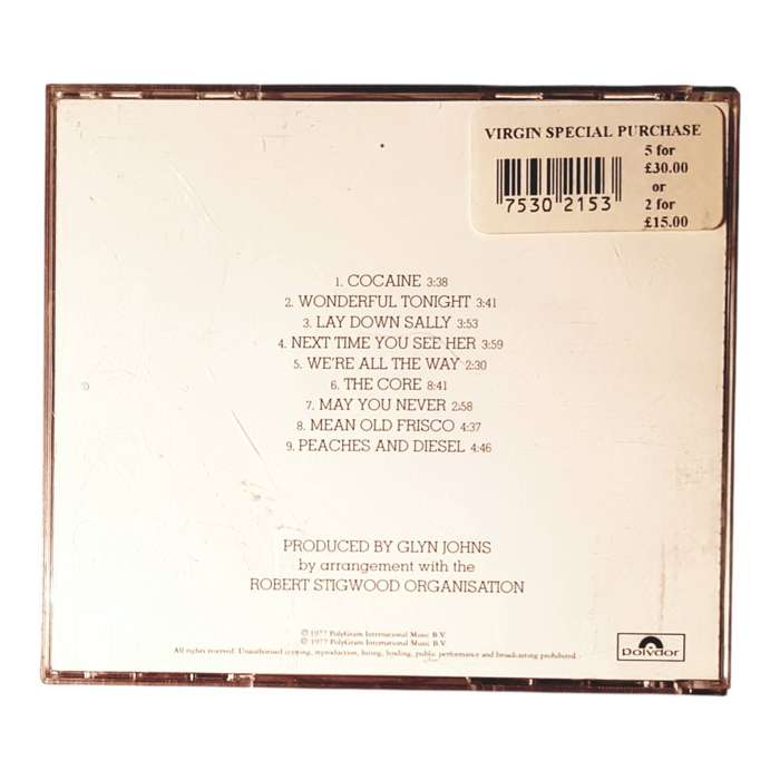 Eric Clapton - Slowhand CD Album | Classic Rock, "Wonderful Tonight", Good Condition