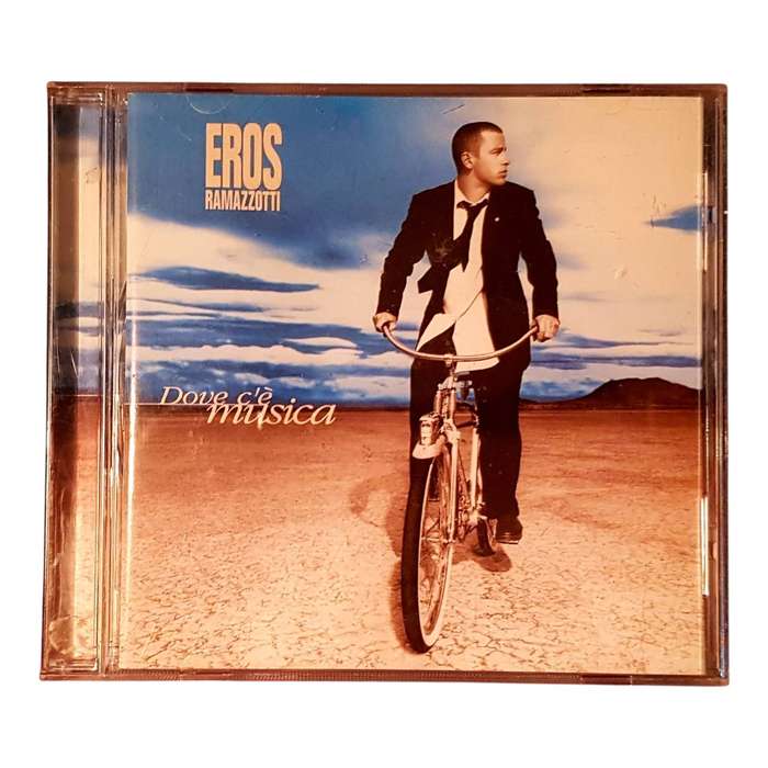Eros Ramazzotti - Dove c'è musica CD Album | Italian Pop, Rock, "Più bella cosa", Very Good Conditio