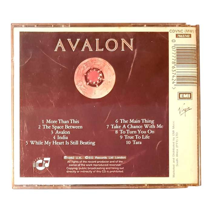 Roxy Music - Avalon CD | More Than This, Avalon | New Wave, Pop | Very Good Condition