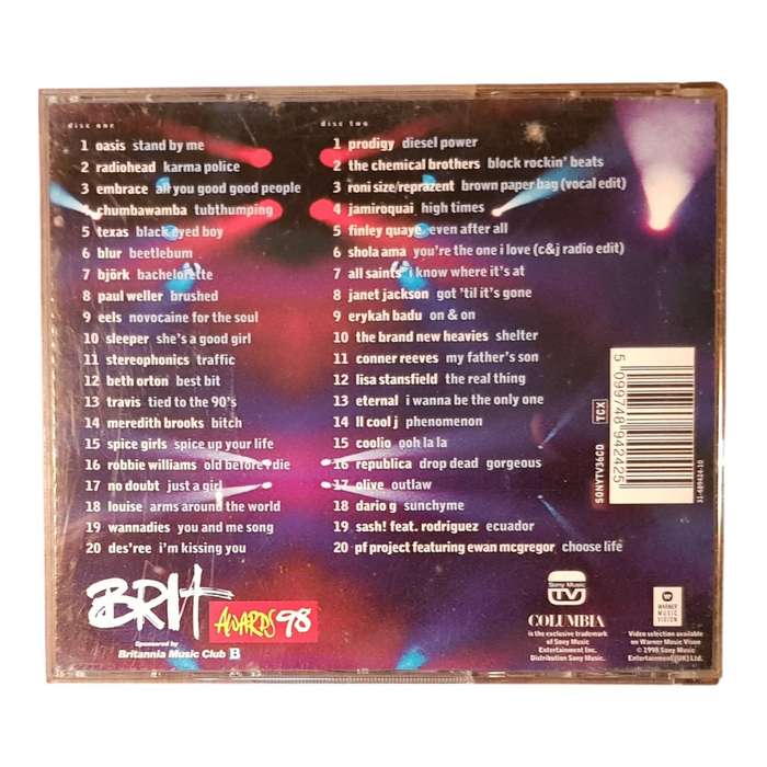 The Album of The Brit Awards '98 - 2 x CD Set | Pop, Rock | Very Good Condition