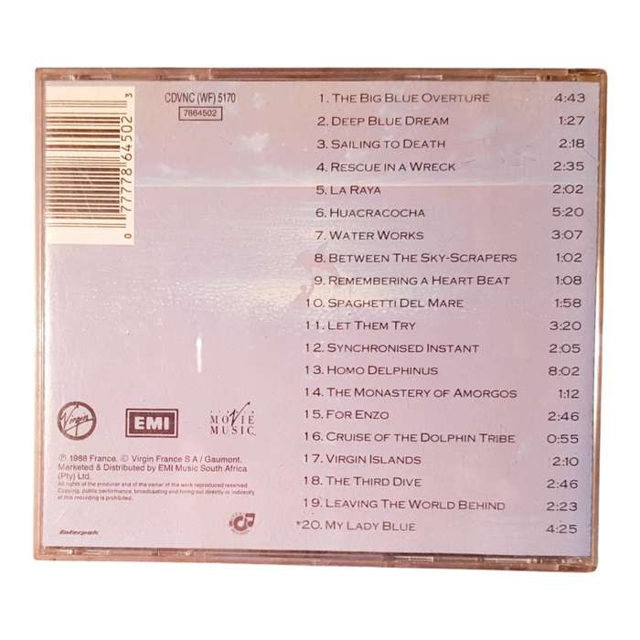 Eric Serra - The Big Blue Soundtrack CD | Original Motion Picture Score, Very Good Condition