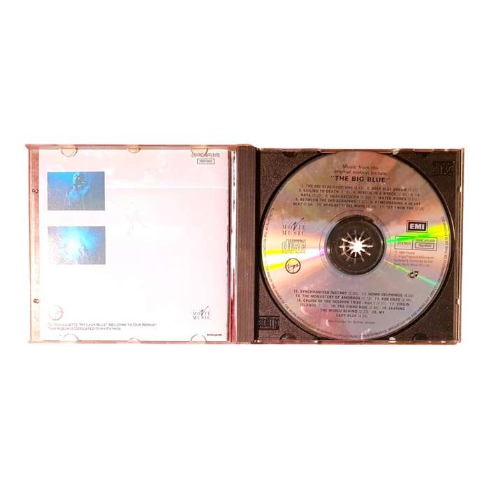 Eric Serra - The Big Blue Soundtrack CD | Original Motion Picture Score, Very Good Condition