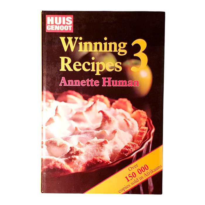 Lot of 3 Annette Human Recipe Books - Winning Recipes 1, 2, & 3 - All Hardcover