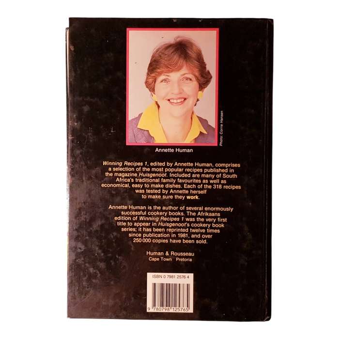 Lot of 3 Annette Human Recipe Books - Winning Recipes 1, 2, & 3 - All Hardcover