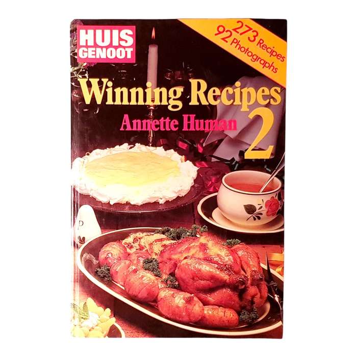 Lot of 3 Annette Human Recipe Books - Winning Recipes 1, 2, & 3 - All Hardcover