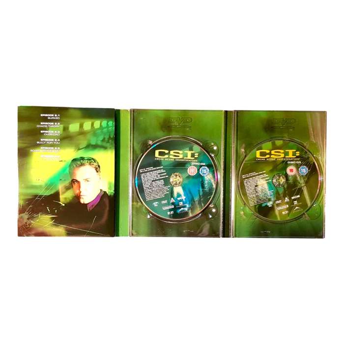 CSI: Crime Scene Investigation - Season 2 Episodes 1-12 DVD Box Set - Region 2