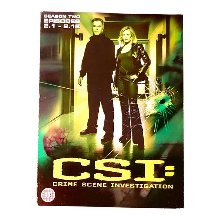 CSI: Crime Scene Investigation - Season 2 Episodes 1-12 DVD Box Set - Region 2